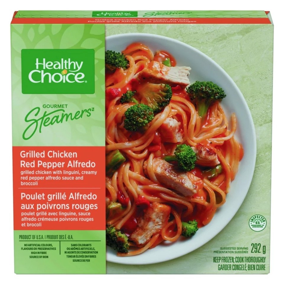 Healthy Choice Steamers Chicken Red Pepper Alfredo