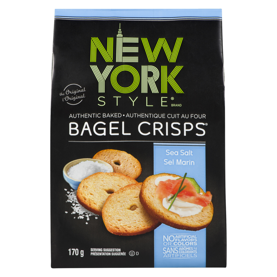 New York Style Bagel Crisps Sea Salt