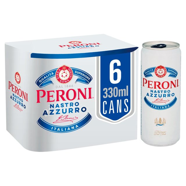 Peroni Nastro Azzurro Beer Cans